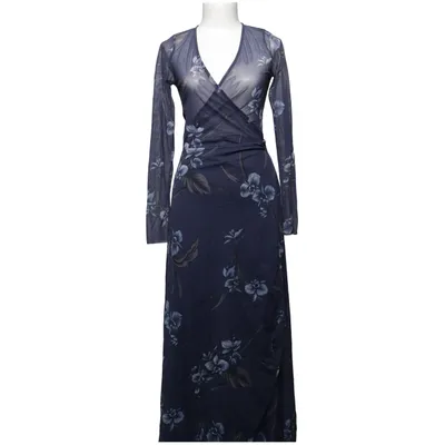 Dress (Blue, Gray) from Ganni Polyamide