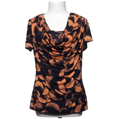 Haut (Noir, Orange) de Betty Jackson Black Élasthane, Polyester