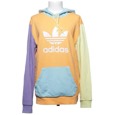 Hættetrøje (Blå, Orange, Flerfarvet) fra Adidas Originals Bomuld, Elastan