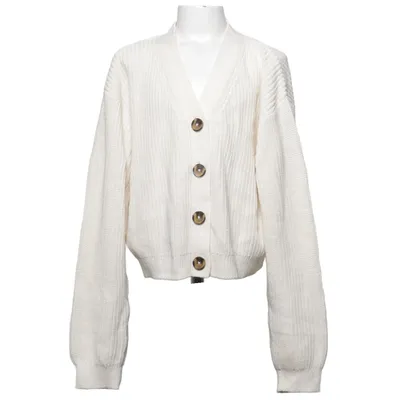 Cardigan (Blanc) de H&M Coton, Acrylique