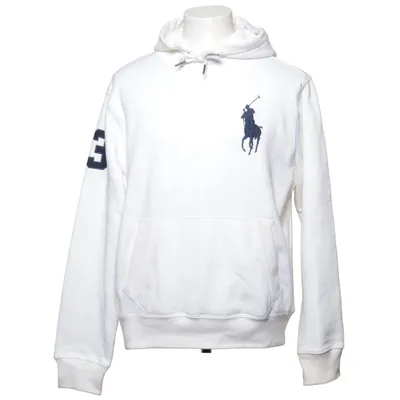 Huvtröja (Vit) från Polo Ralph Lauren Bomull, Polyester