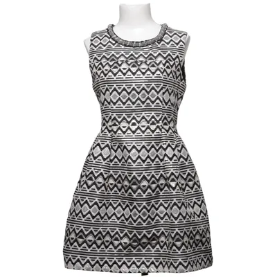 Dress (Black, White) from Classic Tricot Polyester