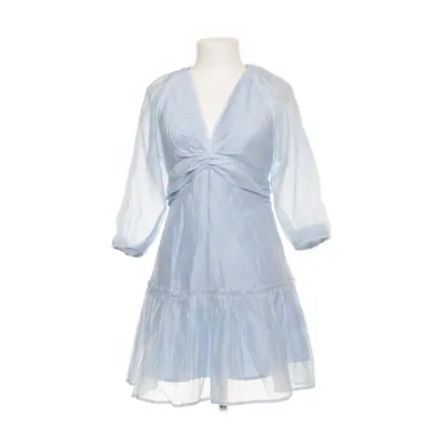 Robe (Bleu) de Sandro Coton, Lin, Polyester, Tencel
