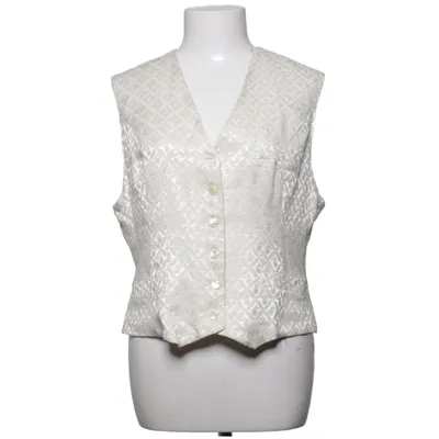 Kostuumgilet (Wit) van Newhouse Acetaat, Linnen, Viscose