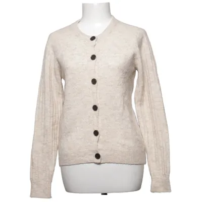 Strickjacke (Beige) von Fransa Acryl, Alpakawolle, Elasthan, Polyamid