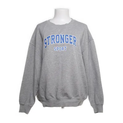 Sweatshirt (Gray) from Stronger Viscose, Cotton