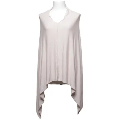 Poncho (Pink) from Miss Via Elastane, Metallic fiber, Viscose