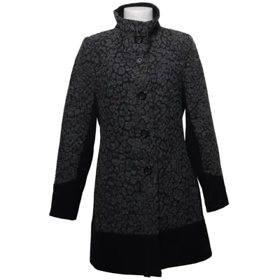 Jas (Zwart, Grijs) van Barbara Lebek Acryl, Alpacawol, Polyester