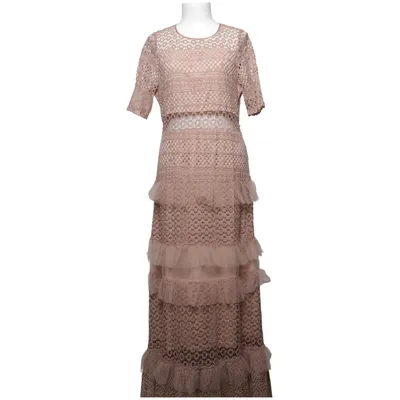Dress (Beige) from Joelle Cotton, Polyamide, Polyester, Viscose