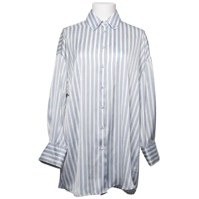 Hemd (Blau, Weiß) von Zara Polyester