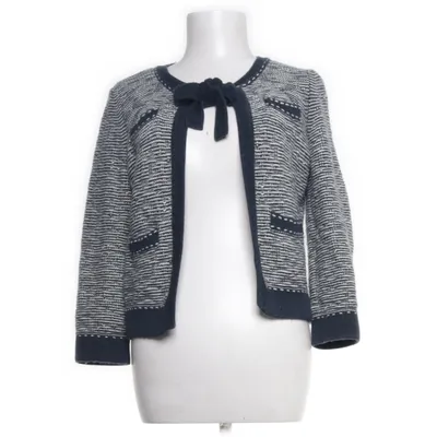 Cardigan (Blue, White) from Fenn Wright Manson Angora, Cotton, Cashmere, Polyamide, Viscose