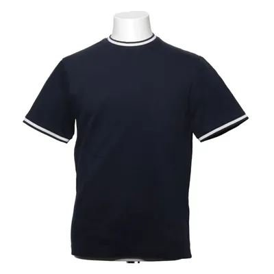 T-shirt (Blauw, Wit) van Zara Katoen, Polyester