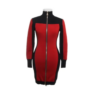 Jurk met col (Zwart, Rood) van Balmain x H&M Viscose