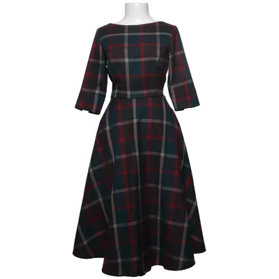 Dress (Green, Red, Multicolored) from Collectif Polyester