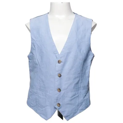 Jakkesætsvest (Blå) fra H&M Bomuld, Polyester
