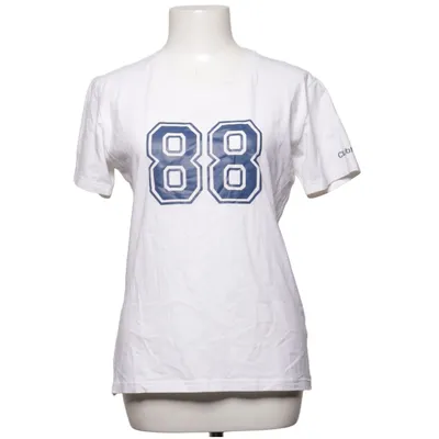 T-shirt (Wit, Blauw) van Ligne Club Med Katoen, Elastaan