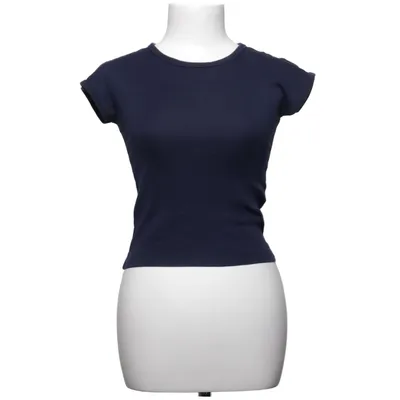 T-shirt (Blue) from Zara Cotton, Elastane