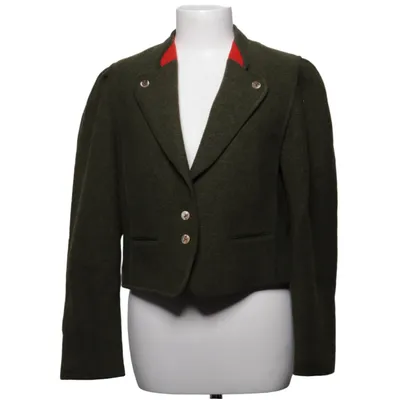 Veste (Vert) de Julius Lang Viscose, Laine