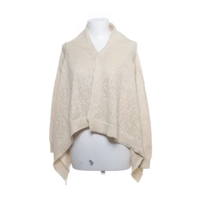 Poncho (Gold Sexy Loch- Musterstrick) from Sweewë Cotton, Metallic fiber