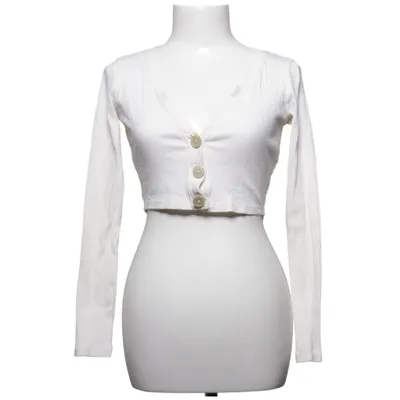 Cardigan (White) from Zara Cotton, Elastane