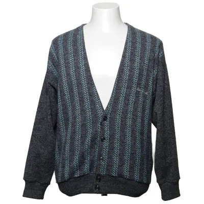 Cardigan (Grijs, Blauw) van Leo Gemelli Acryl