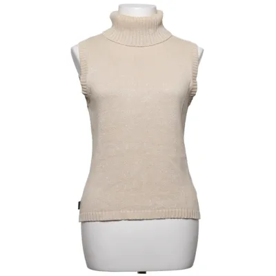 Pull sans manches (Beige, Argent) de Tatch Coton, Fibre métallique