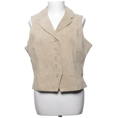 Gilet en cuir (Beige) de Josephine & Co