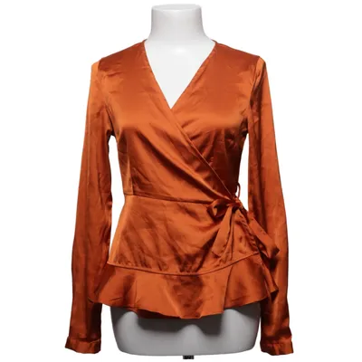 Wikkelblouse (Oranje) van Vero Moda Polyester