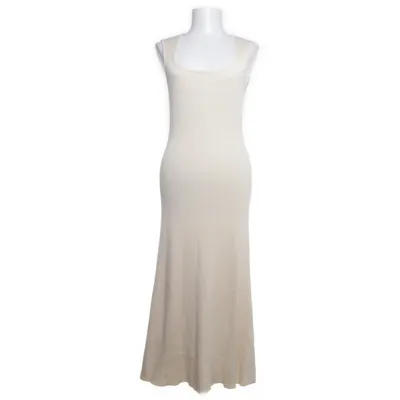 Maxi dress (Beige) from Zara Nylon, Viscose