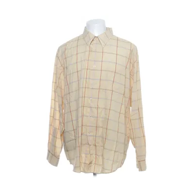 Buttondown-skjorta (Beige, Flerfärgad, Gul) från Van Heusen Bomull, Polyester