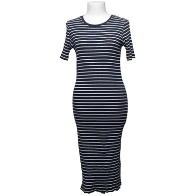 Dress (Blue, White) from The Basics Cotton, Elastane, Viscose