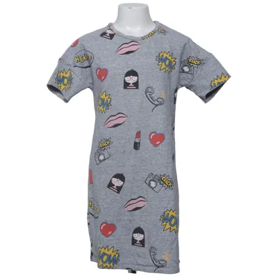 Klänning (Grå, Flerfärgad) från Little Marc Jacobs Bomull, Elastan, Viskos