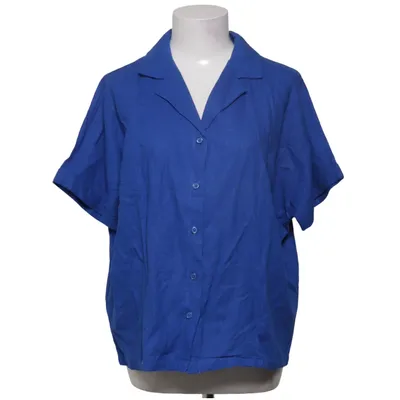 Short sleeve shirt (Blue) from Tchibo Linen, Viscose