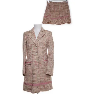 Skirt suit (Beige, Multicolored) from Apart Impressions Cotton, Linen, Silk, Viscose