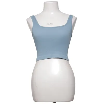 Crop top (Blue) from Oqq Elastane, Polyamide