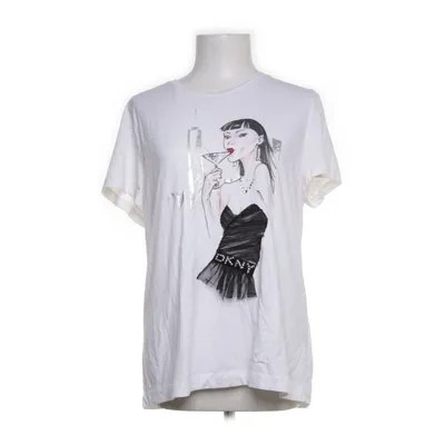 Top (Wit, Zwart, Meerkleurig) van DKNY Katoen, Elastaan, Modal