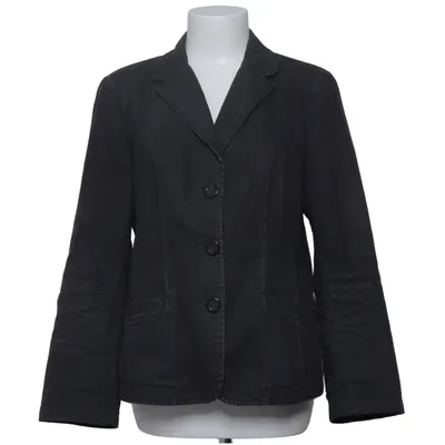 Blazer (Schwarz) von Prêt à Porter Baumwolle, Polyester, Viskose