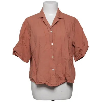 Korte mouwen shirt (Bruin) van Uniqlo Katoen, Linnen, Viscose