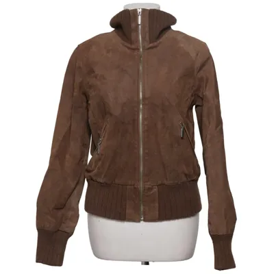 Leather jacket (Brown) from Garrasco Leather, Polyester