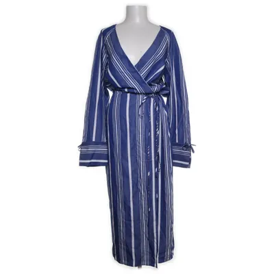 Wrap dress (Blue, White) from Arket Lyocell