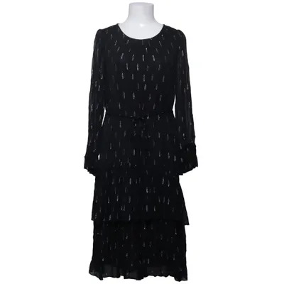 Jurk (Zwart, Zilver) van Rich & Royal Metallvezel, Polyester, Viscose
