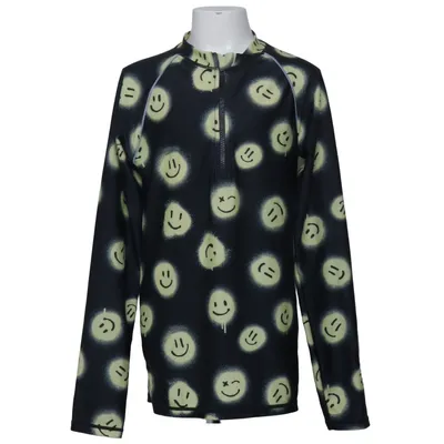 T-shirt de natation (Noir, Jaune) de Molo Swim Élasthane, Polyester recyclé