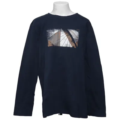Lange mouwen shirt (Blauw, Meerkleurig) van Hydro Katoen