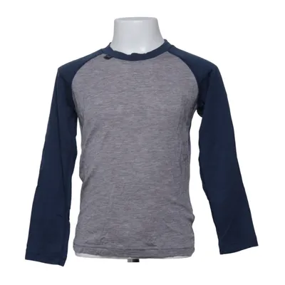 Honkball T-shirt (Grijs, Blauw) van Ulvang Lyocell, Merinowol