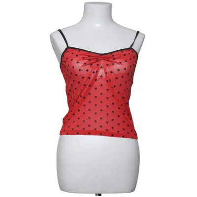 Tanktop (Rood, Zwart) van Chicca Elastaan, Polyamide