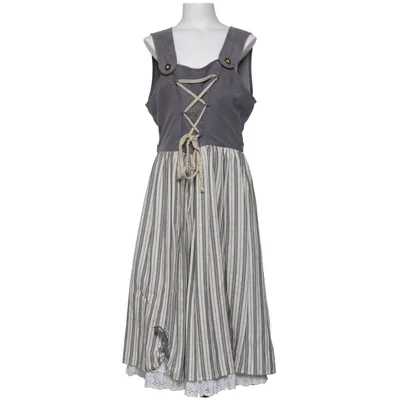Dirndl (Gray, Beige) from Landhaus by C&A Linen, Polyester, Viscose
