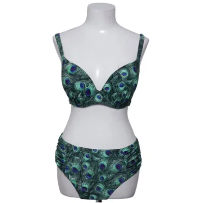 Bikini (Green, Blue, Multicolored) from Missya Elastane, Polyester