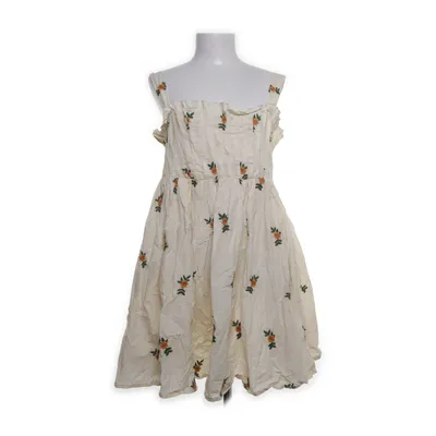 Klänning (Beige, Flerfärgad) från Cider Bomull