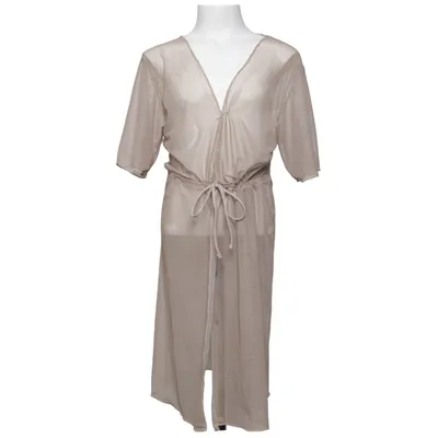 Strandjurk (Beige) van Shein Elastaan, Polyester