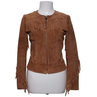 Læderjakke (Brun) fra Zara Basic Læder